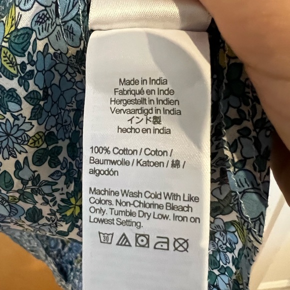 J.CREW RELAXED FIT COTTON VOILE SHIRT IN BLOOMING FLORAL - Picture 9 of 9